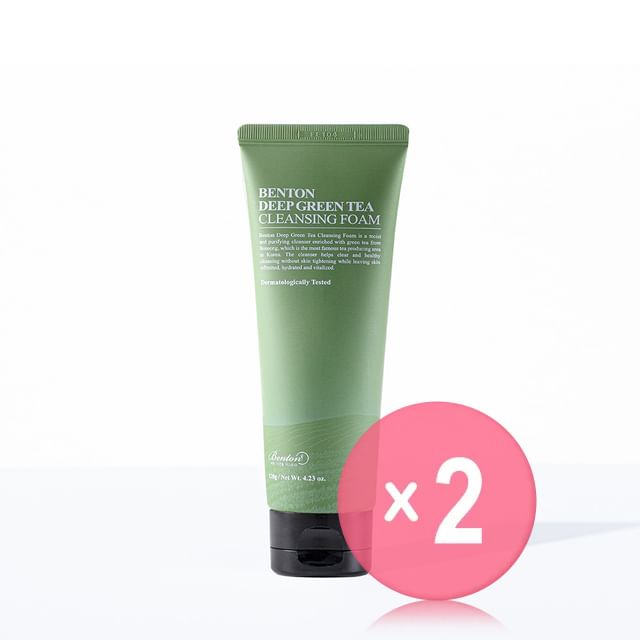 Benton-Deep Green Tea Cleansing Foam 2pcs Bundle Set