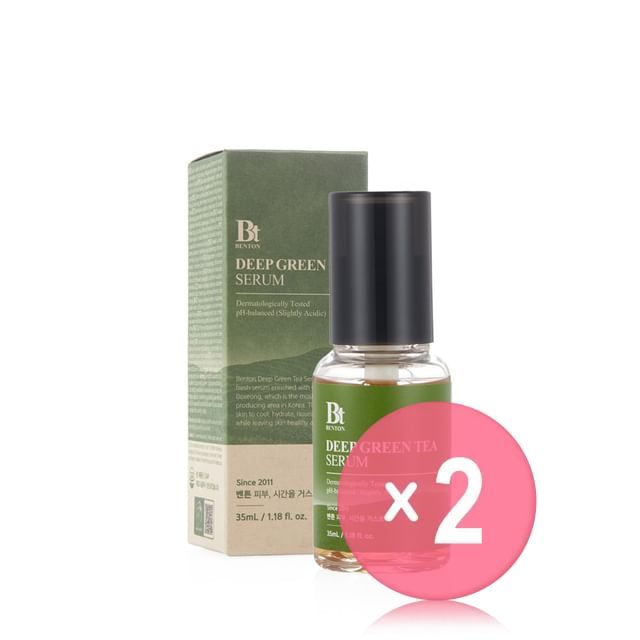 Benton-Deep Green Tea Serum 2pcs Bundle Set