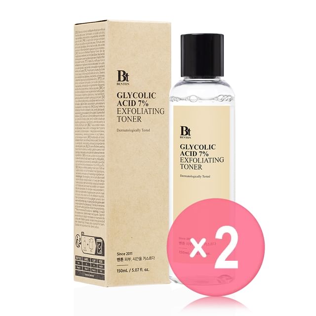 Benton-Glycolic Acid 7 Exfoliating Toner 2pcs Bundle Set