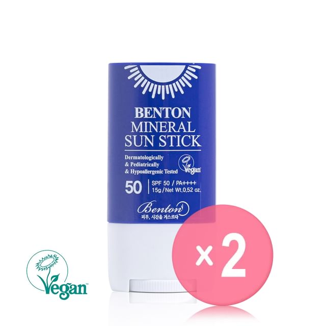 Benton-Mineral Sun Stick 2pcs Bundle Set