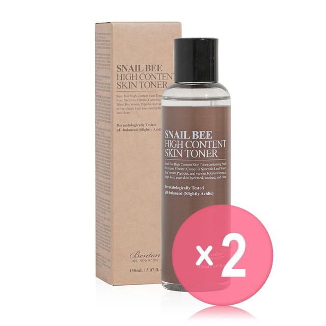 Benton-Snail Bee High Content Skin Toner 2pcs Bundle Set