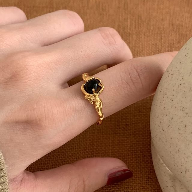 Betsuno-Gemstone Open Ring