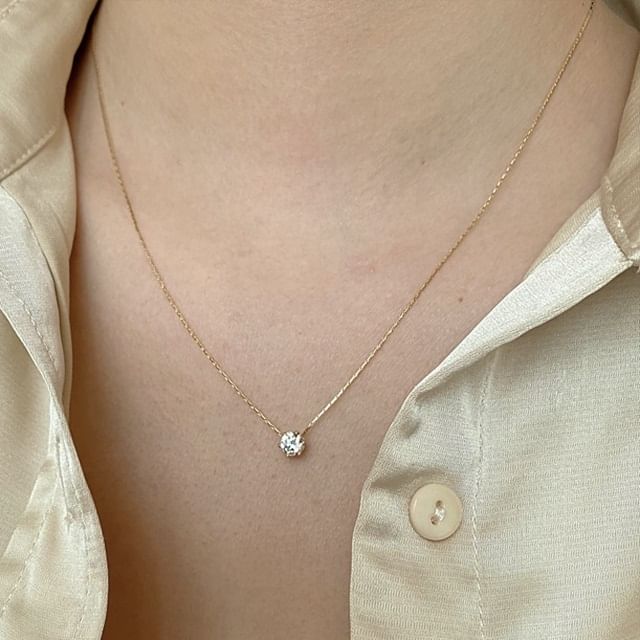 Betsuno-Rhinestone Necklace