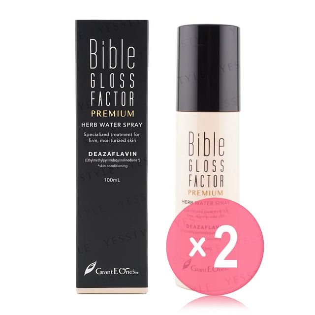 Bible GLOSS FACTOR-Premium Herb Water Spray 2pcs Bundle Set
