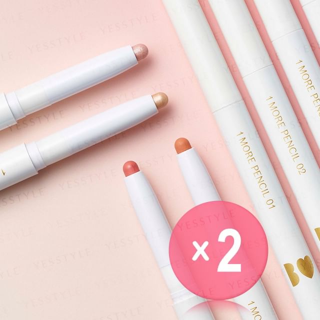 BIDOL-1 More Pencil Lip Shape 2pcs Bundle Set