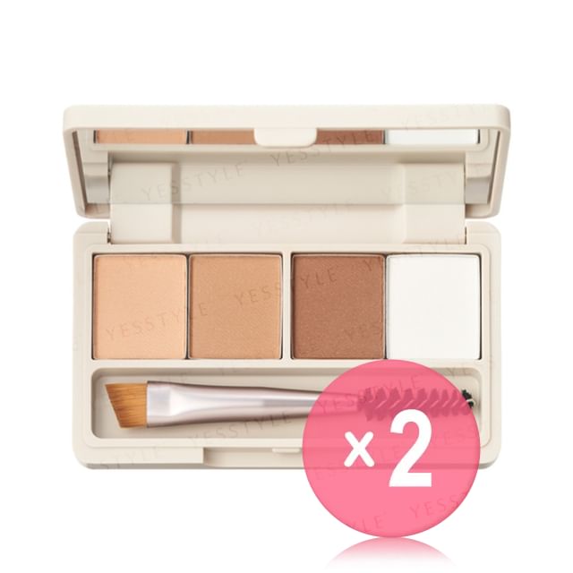 BIDOL-Maho No Eyebrow Powder 2pcs Bundle Set