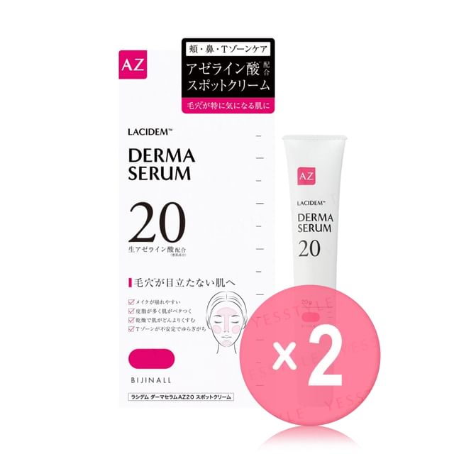 BIJINALL-LACIDEM Derma Serum AZ20 Spot Cream 2pcs Bundle Set