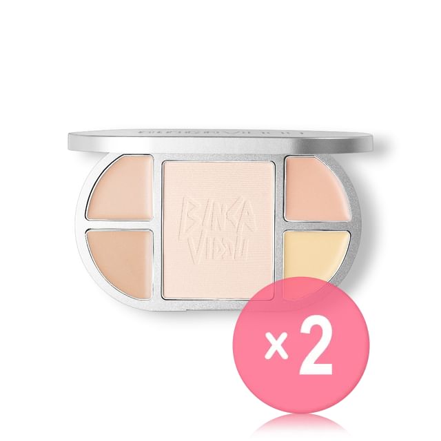 BINCAVIDOU-Dual-Effect Concealer Comprehensive Palette - 2 Types 2pcs Bundle Set