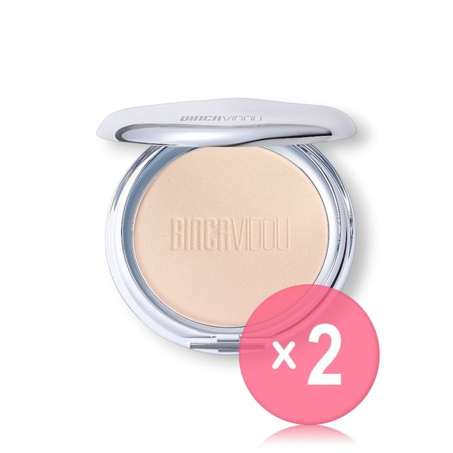 BINCAVIDOU-Feather-Light Soft Powder Compact - 2 Shades 2pcs Bundle Set