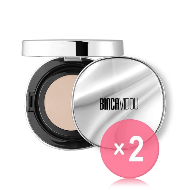 BINCAVIDOU-Velvet Lasting Cushion Foundation - 4 Shades 2pcs Bundle Set