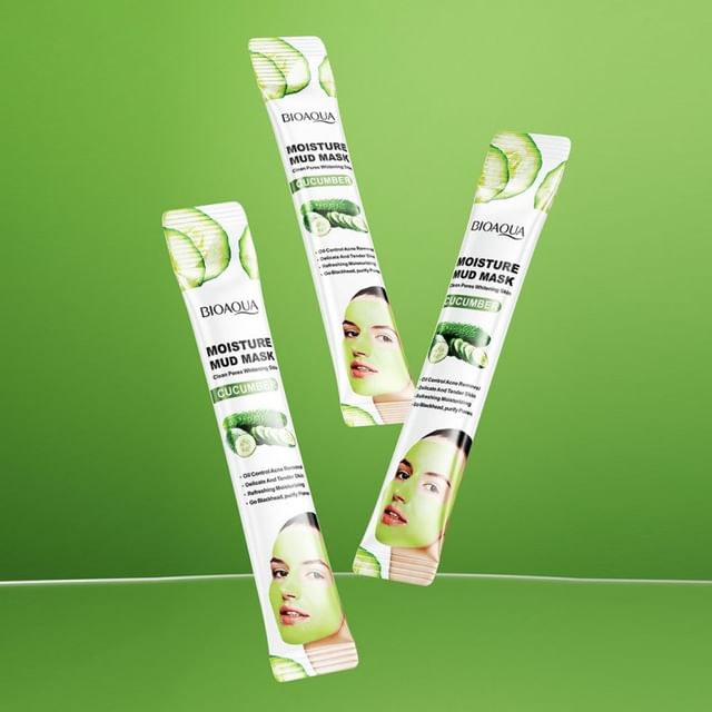 BIOAQUA-Cucumber Moisture Mud Mask