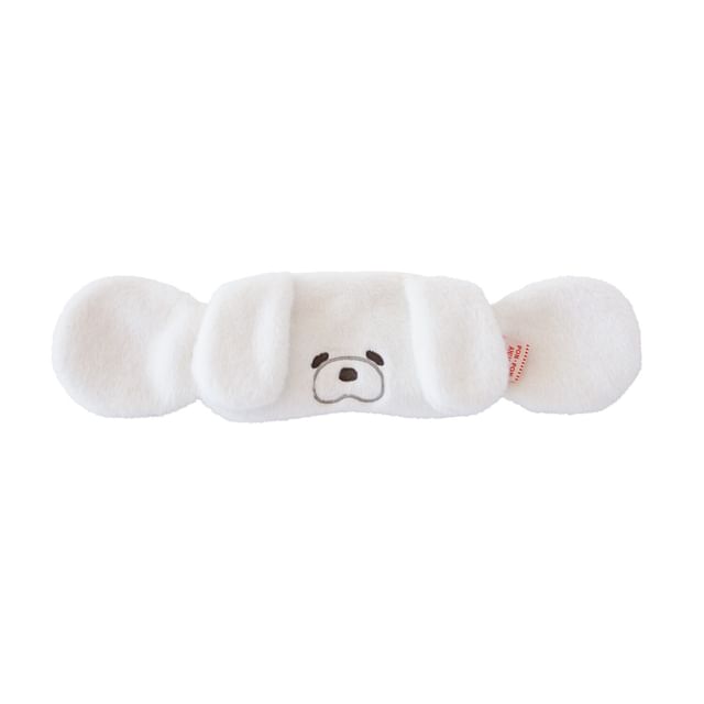 BISQUE-Animal Fluffy-faced Eye Pillow Dog-1 Pz