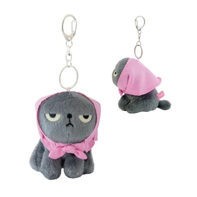 BISQUE-Cat Angry Machiko Sitting Plush Bag Charm