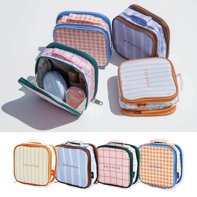 BISQUE-Colorip Series Double-sided Pouch