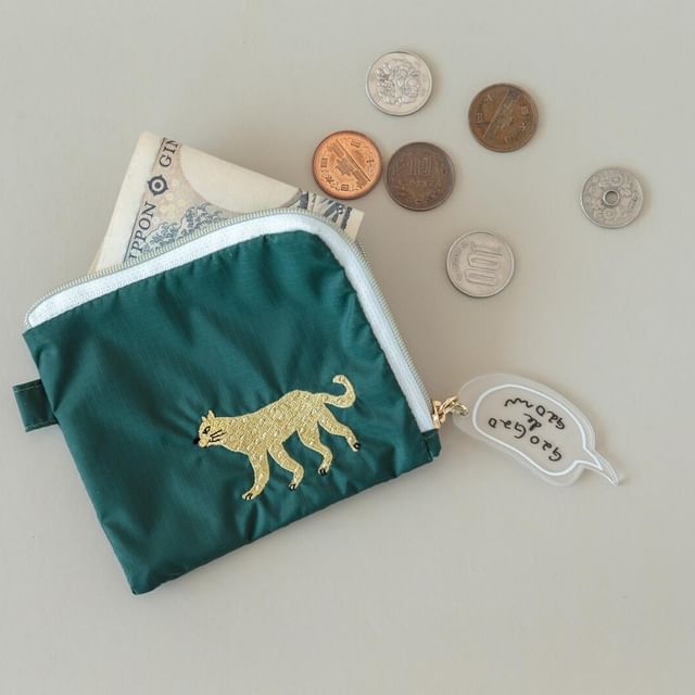 BISQUE-Gaohyo Animal Print Coin Case
