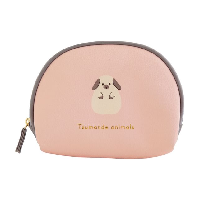 BISQUE-Rabbit Shell Pouch