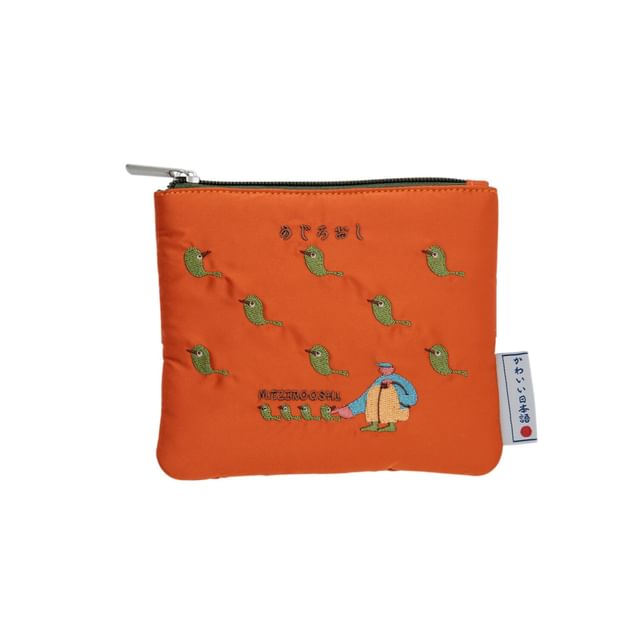 BISQUE-Somewhat Cute Japanese Flat Pouch Orange