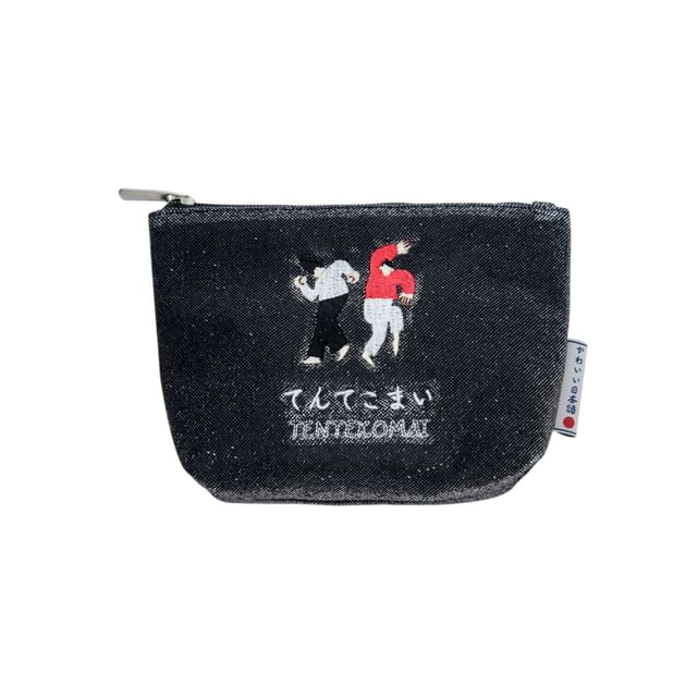 BISQUE-Somewhat Cute Japanese Mini Pouch Black