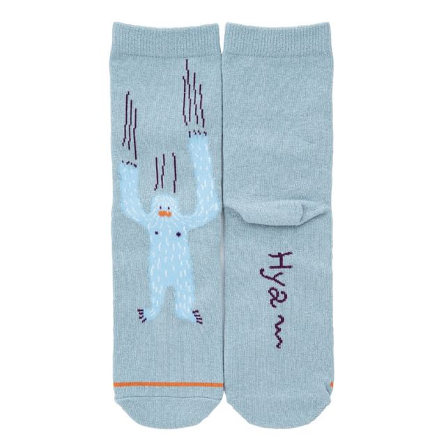 BISQUE-Yeti Socks Saxe Blue