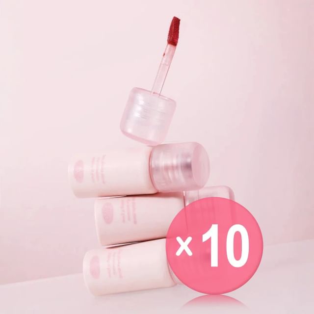 biya-Cloudy Mist Whispers Lip Mud - 6 Colors 10pcs Bundle Set