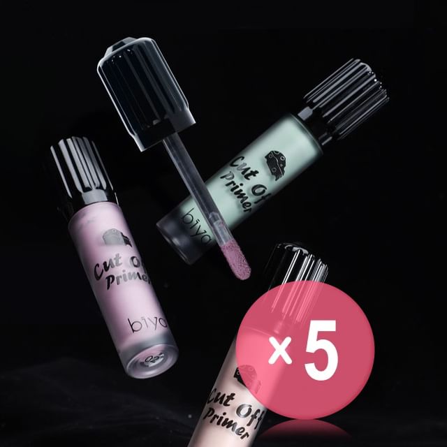 biya-Stereo Truncated Liquid Eyeshadow - 4 Colors 5pcs Bundle Set