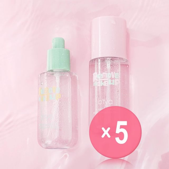 biya-Transparent Clarity Makeup Remover - 2 Types 5pcs Bundle Set