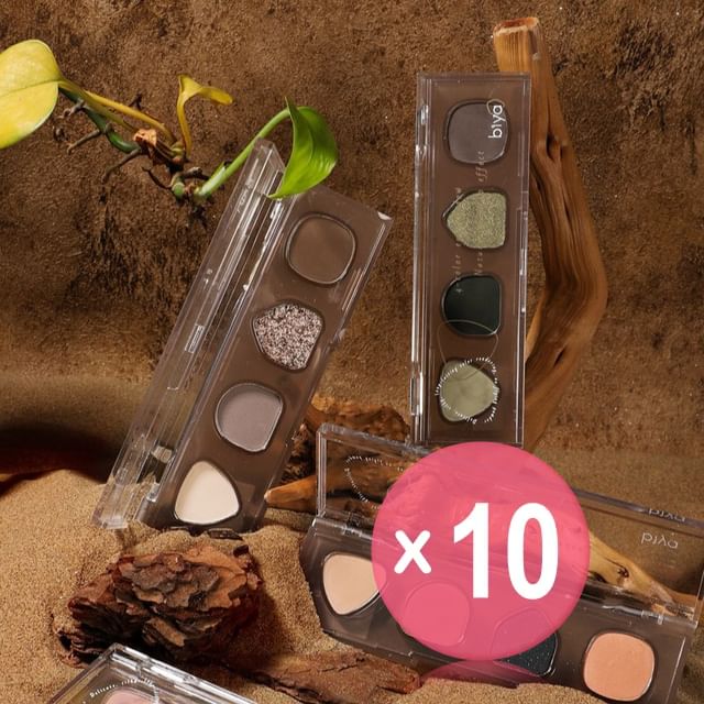 biya-Wasteland Deconstructed Eyeshadow Palette - 4 Types 10pcs Bundle Set