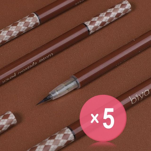 biya-Crayon à sourcils liquide ultra-précis - 3 teintes - lot de 5