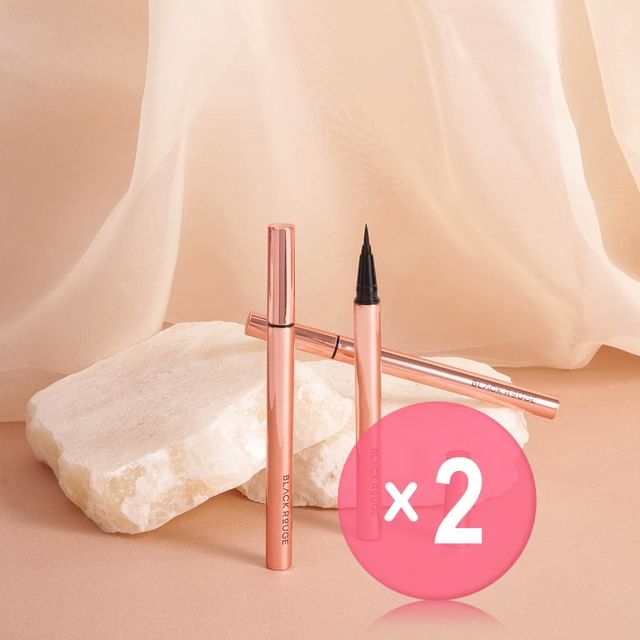 BLACK ROUGE-Power Proof Pen Liner - 2 Colors 2pcs Bundle Set