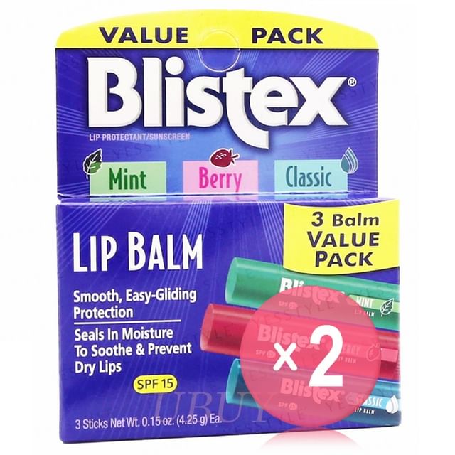 Blistex-Lip Balm Set SPF15 2pcs Bundle Set
