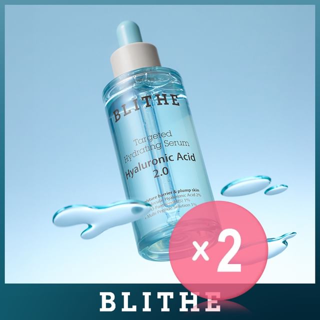 BLITHE-Targeted Hydrating Serum Hyaluronic Acid 20 2pcs Bundle Set