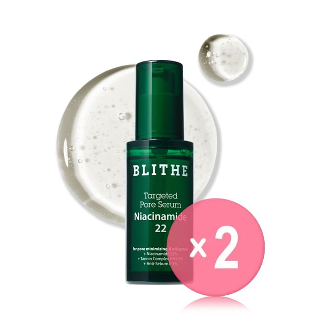 BLITHE-Targeted Pore Serum Niacinamide 22 2pcs Bundle Set