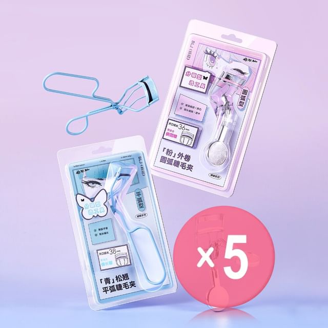 BLJ-Easy Curl Eyelash Curler - 2 Types 5pcs Bundle Set