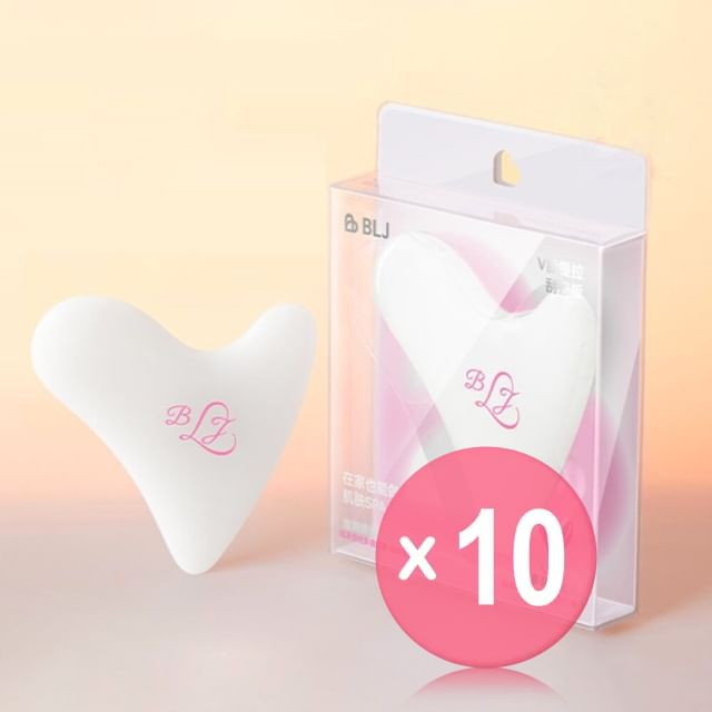 BLJ-V-Shape Lifting Jade Massage Scraping Tool 10pcs Bundle Set