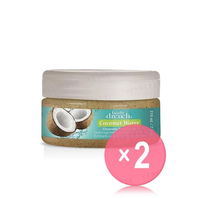Body Drench-Coconut Water Cleansing Body Scrub 2pcs Bundle Set