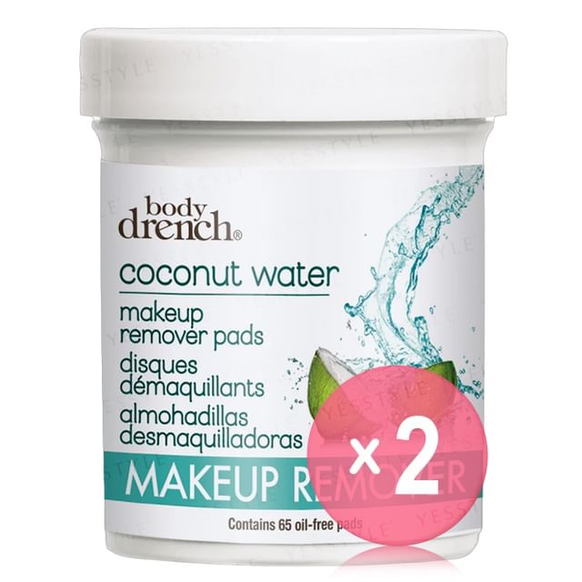 Body Drench-Coconut Water Makeup Remover Pads 2pcs Bundle Set