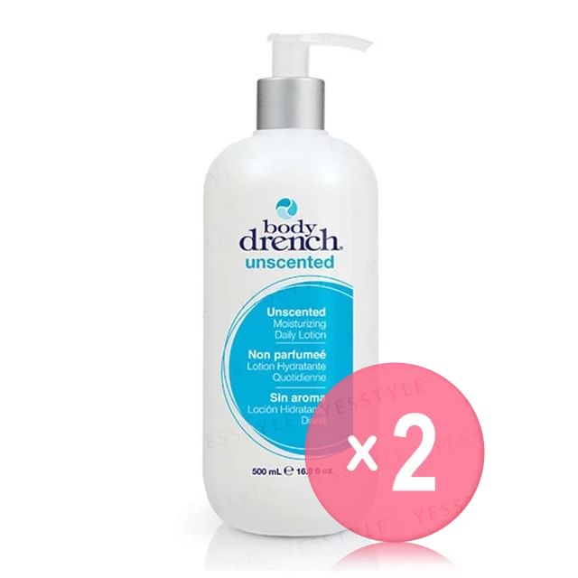 Body Drench-Daily Moisturizing Lotion Unscented 2pcs Bundle Set