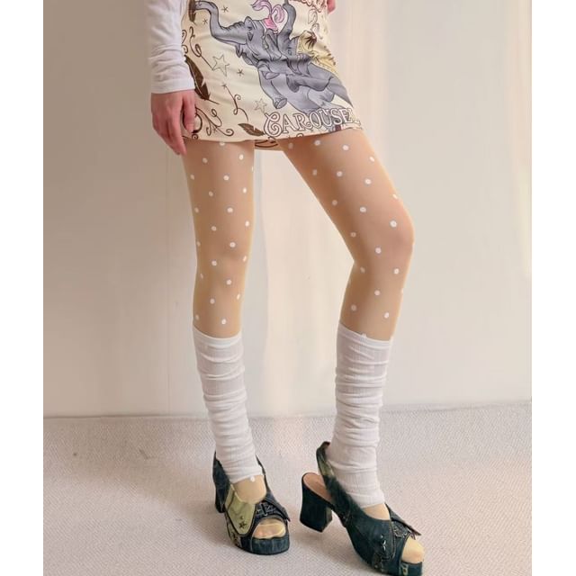 Bolgivy-Polka Dot Sheer Tights