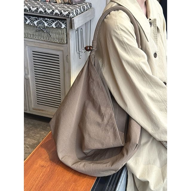 Bolso-Canvas Plain Tote Bag