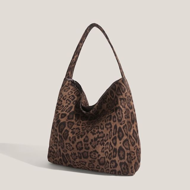 Bolso-Faux Suede Tote Bag
