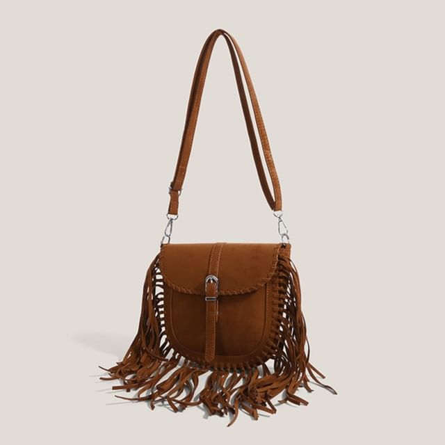 Bolso-Fringe Crossbody Bag
