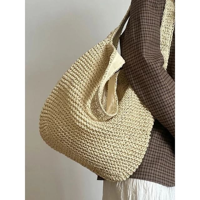 Bolso-Straw Tote Bag