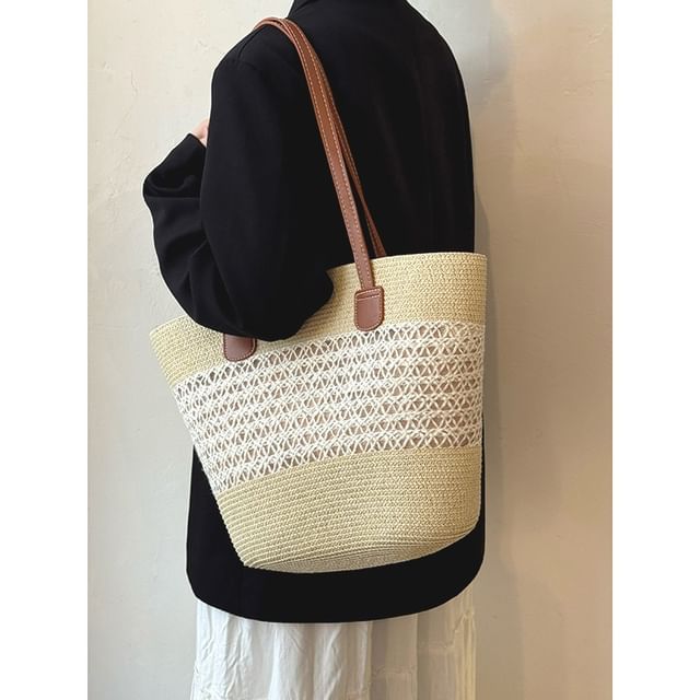 Bolso-Straw Tote Bag
