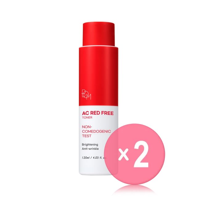 BOM-AC Red Free Toner 2pcs Bundle Set