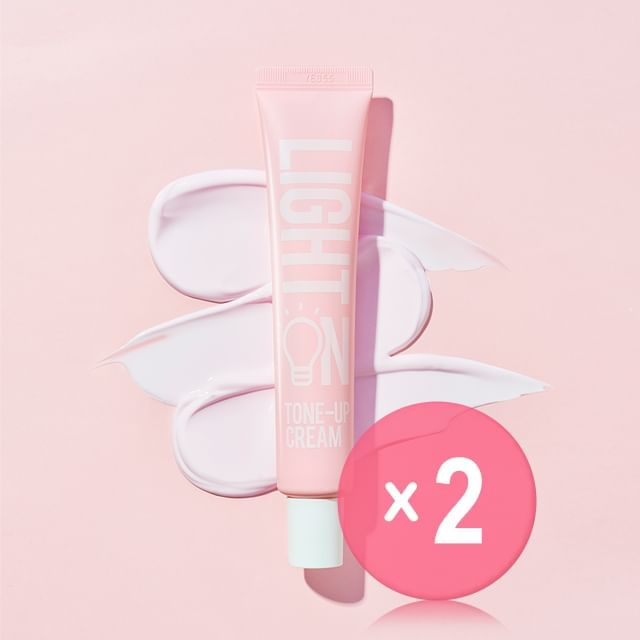 BOM-Light On Tone-Up Cream 2pcs Bundle Set