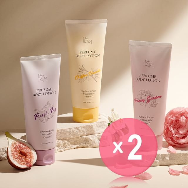 BOM-Perfume Body Lotion - 3 Types 2pcs Bundle Set