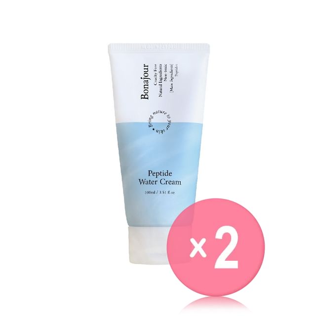 BONAJOUR-Peptide Water Cream 2pcs Bundle Set