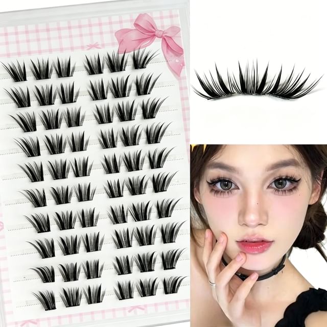 Bonnie Wisp-Dense Glue-free Multipack False Eyelashes Cluster