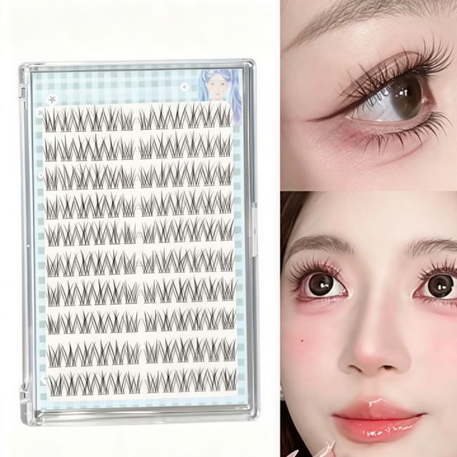 Bonnie Wisp-Natural Glue-free Multipack False Eyelashes Cluster