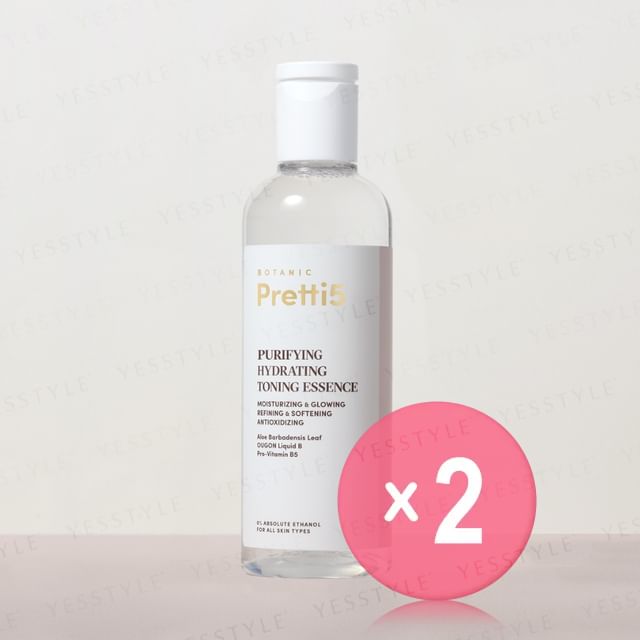 Botanic Pretti5-Purifying Hydrating Toning Essence 2pcs Bundle Set